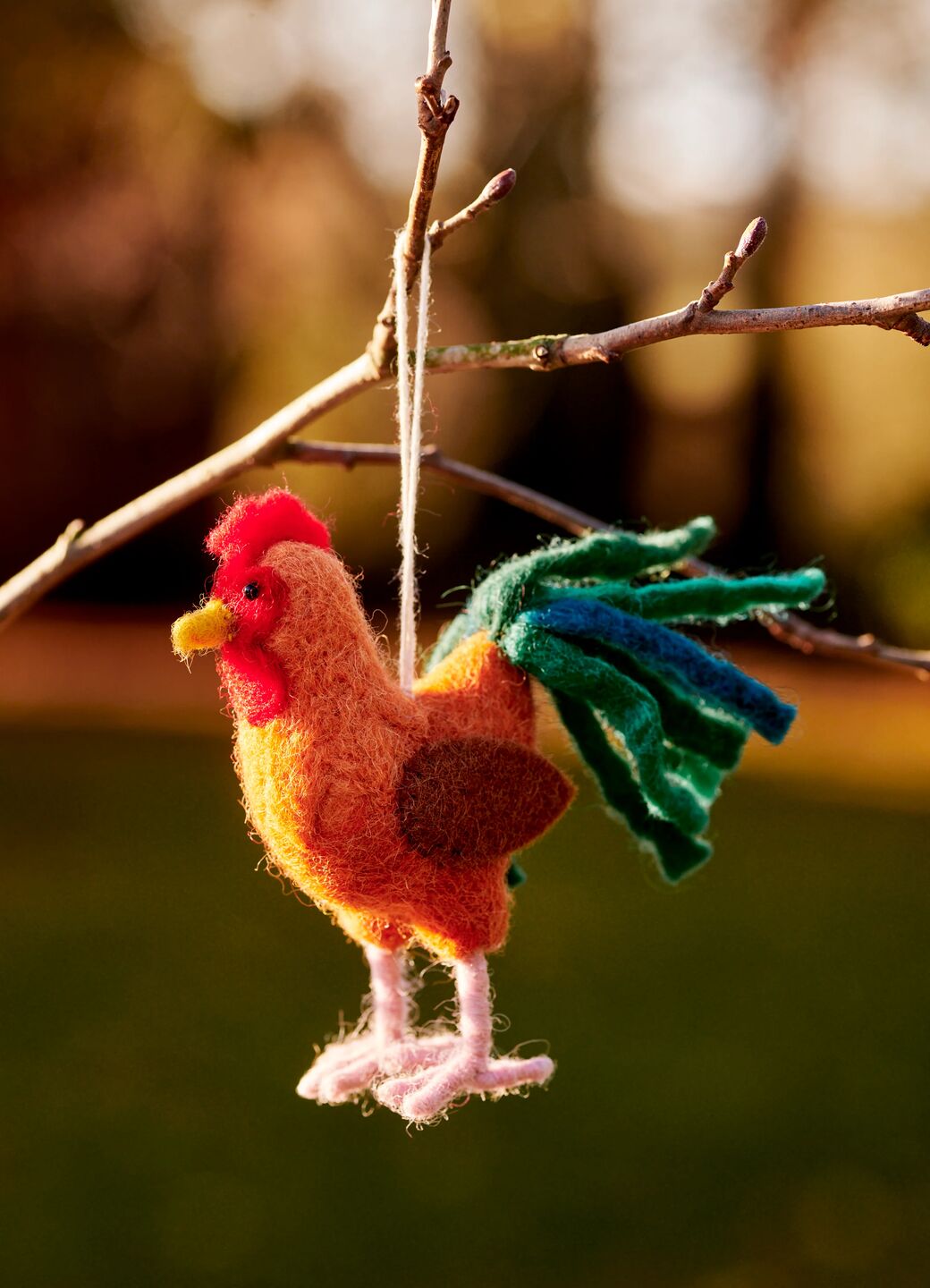 Rooster Felt Decoration
