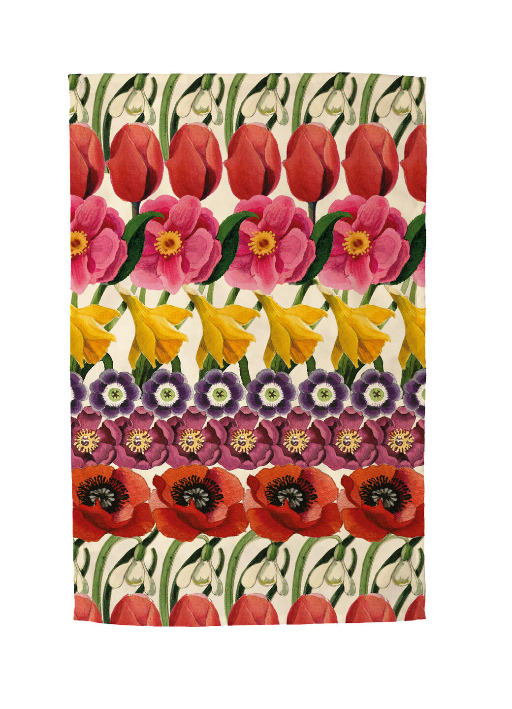 Flowers Tea Towel
