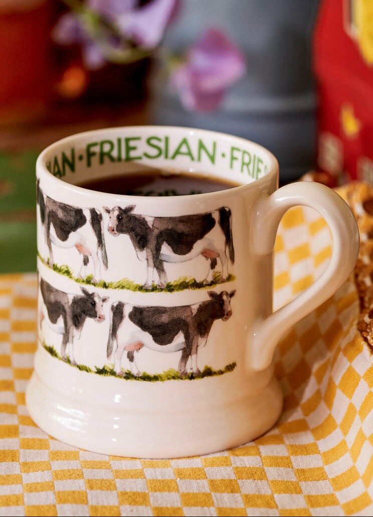 Friesian Cow 1/2 Pint Mug