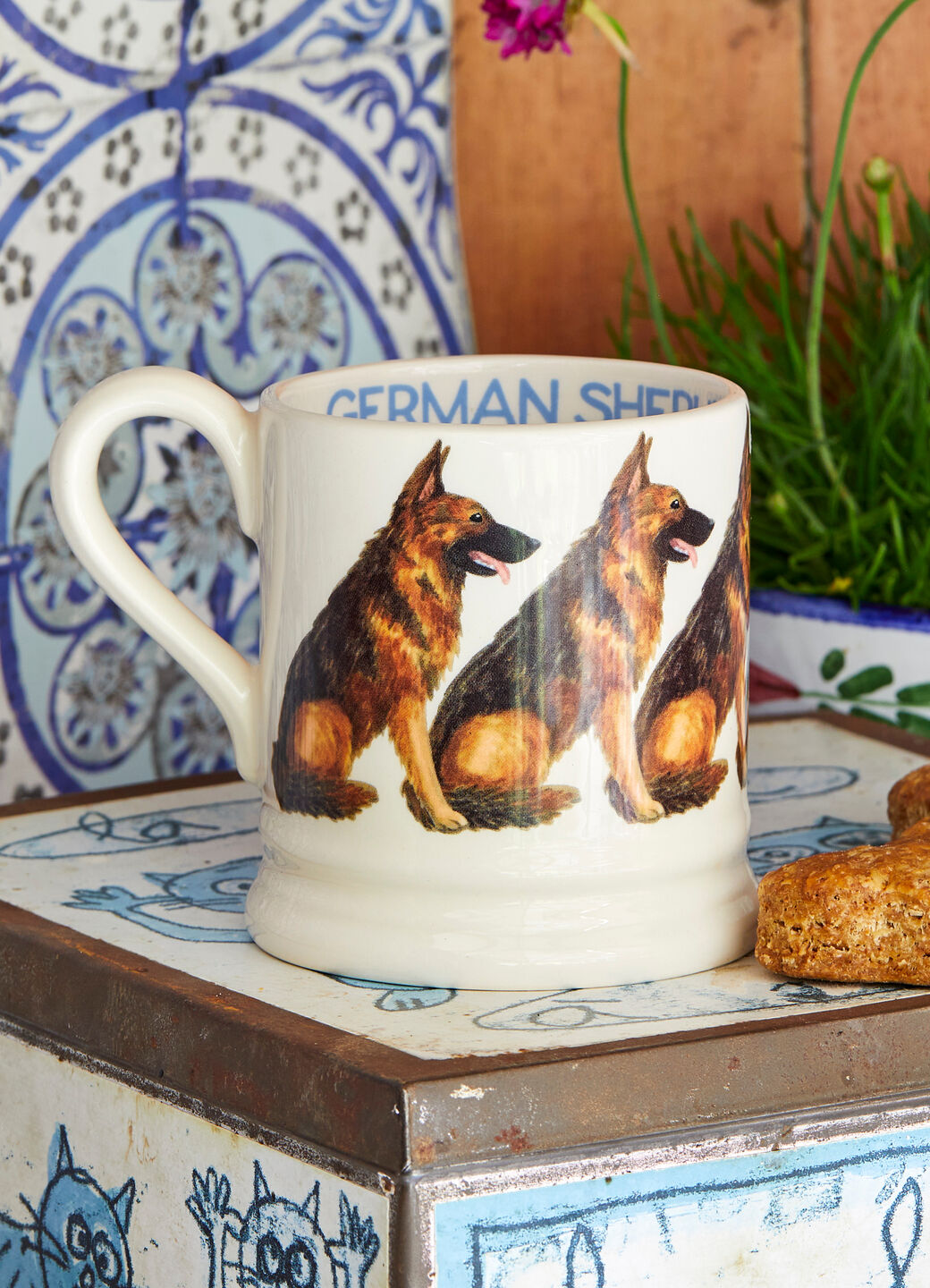 German Shepherd 1 2 Pint Mug