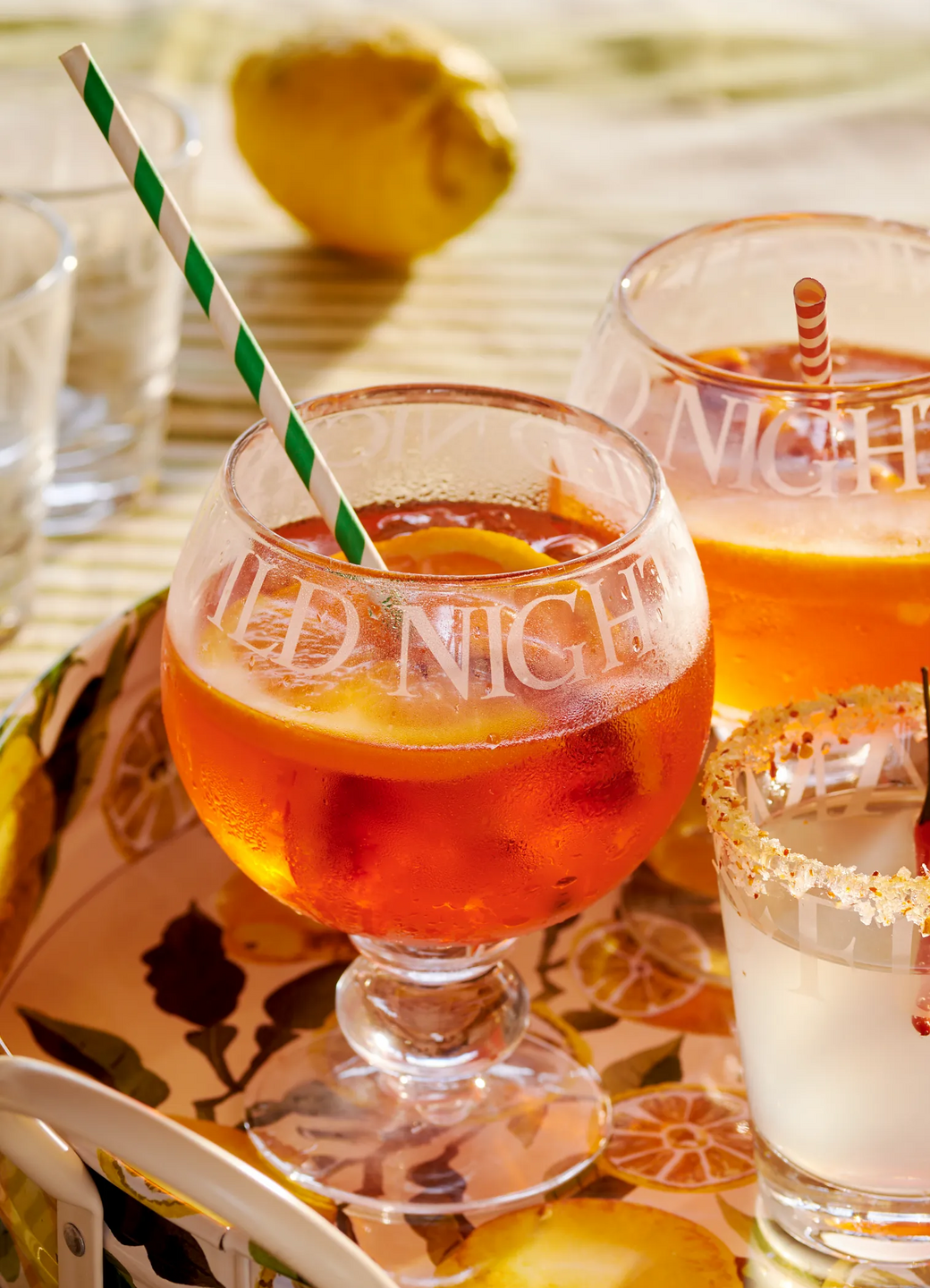 Black Toast Gin Glass