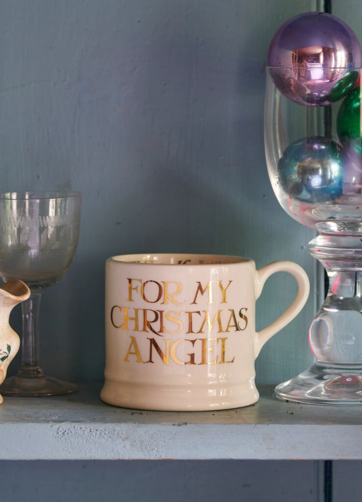 Gold Toast & Marmalade Christmas Angel Small Mug
