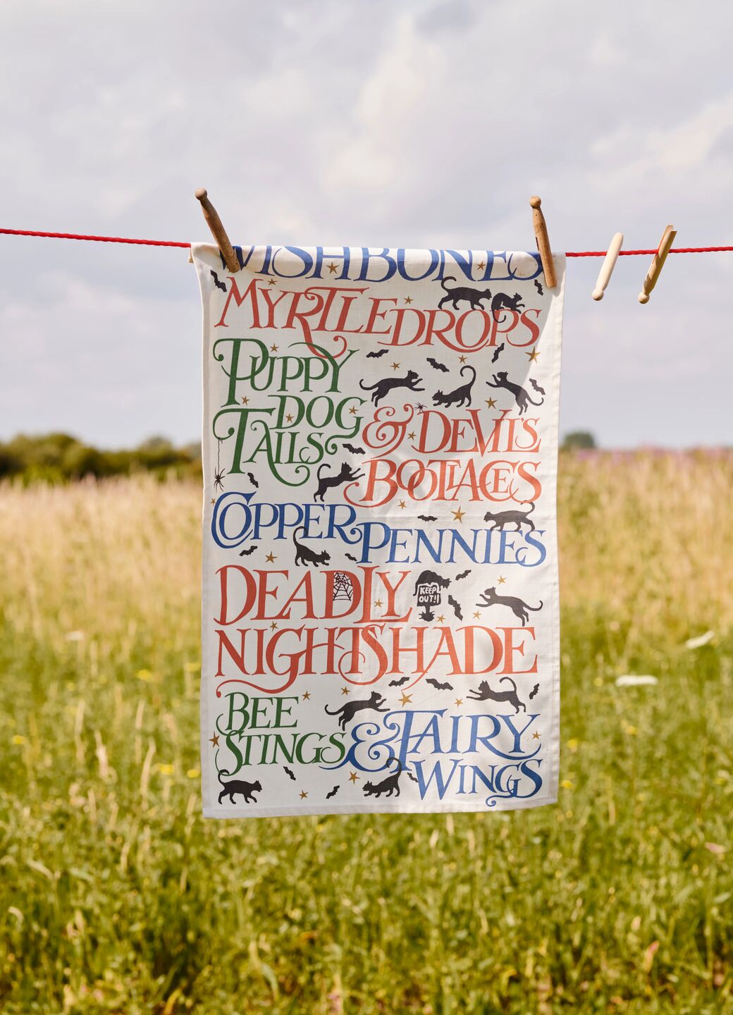 Halloween Toast Tea Towel Emma Bridgewater UK