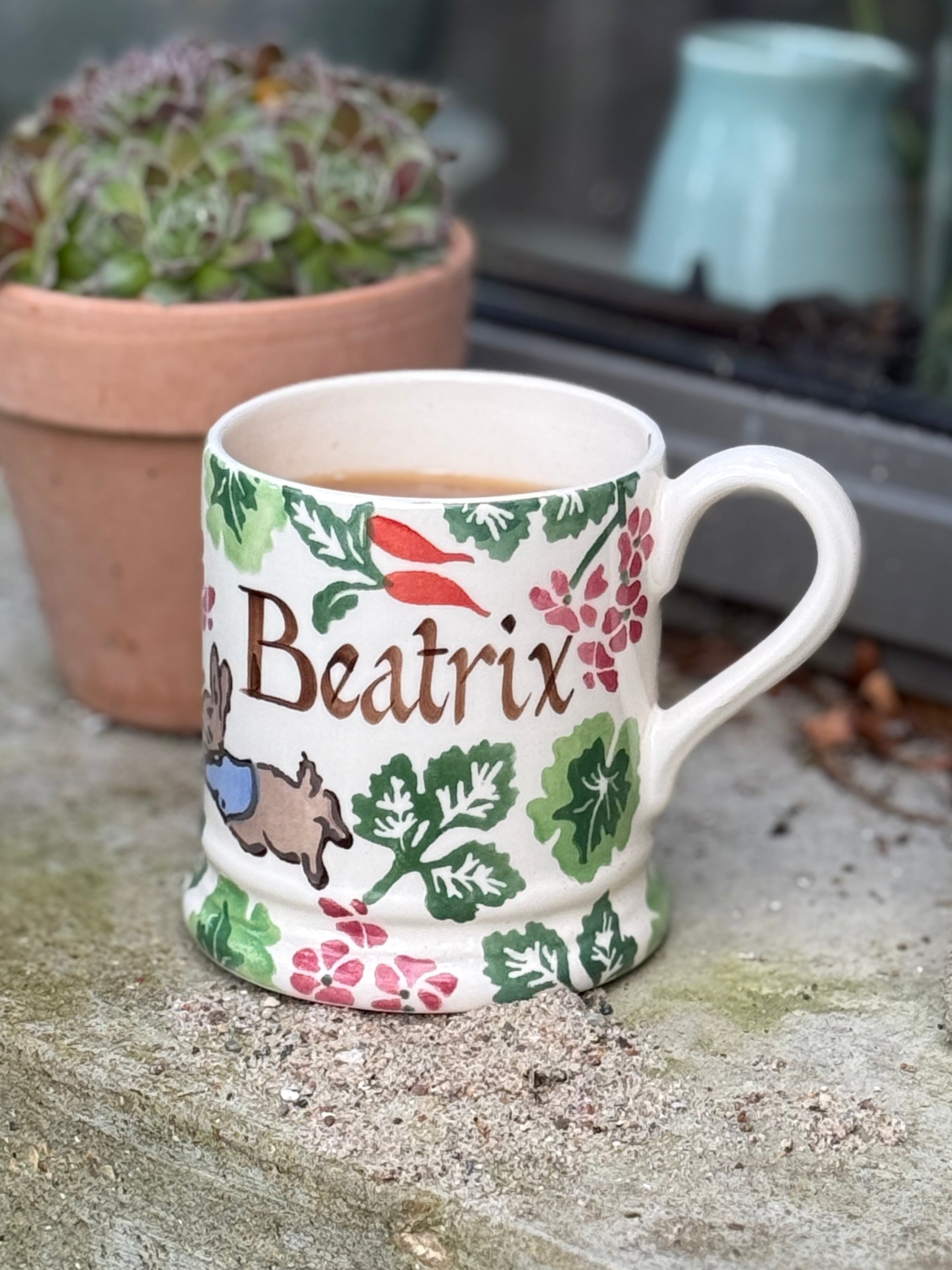Personalised Peter Rabbit™ 1/2 Pint Mug