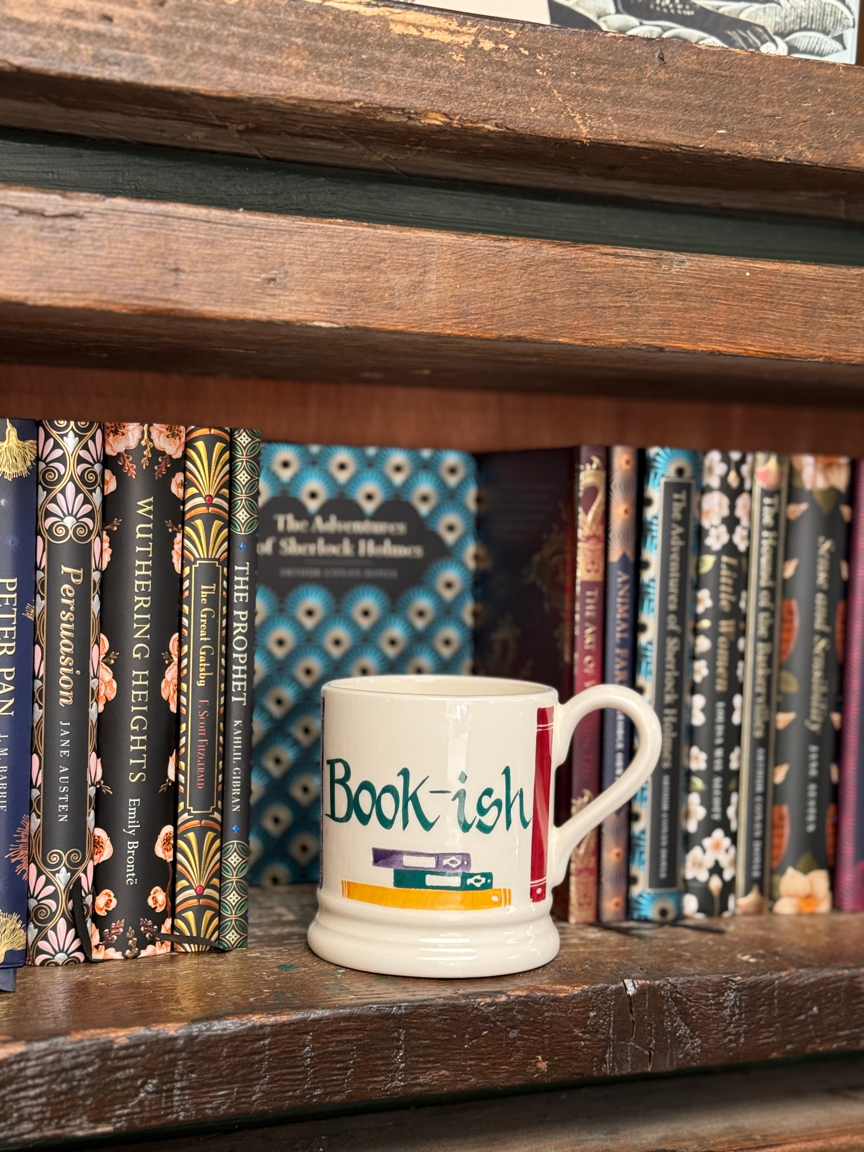 Personalised Book Worm 1/2 Pint Mug