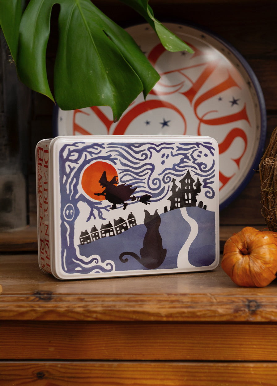 Halloween Medium Shallow Tin