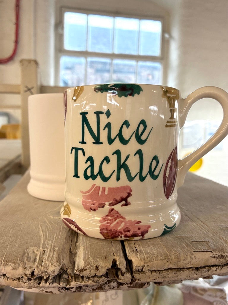 Personalised Rugby 1/2 Pint Mug