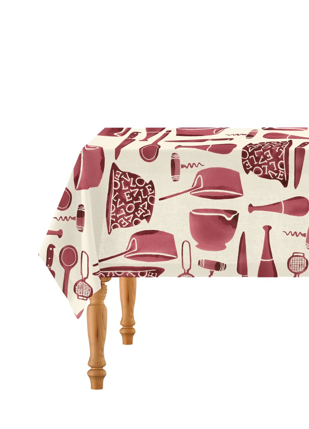 Kitchen Life Tablecloth 156cm x 250cm
