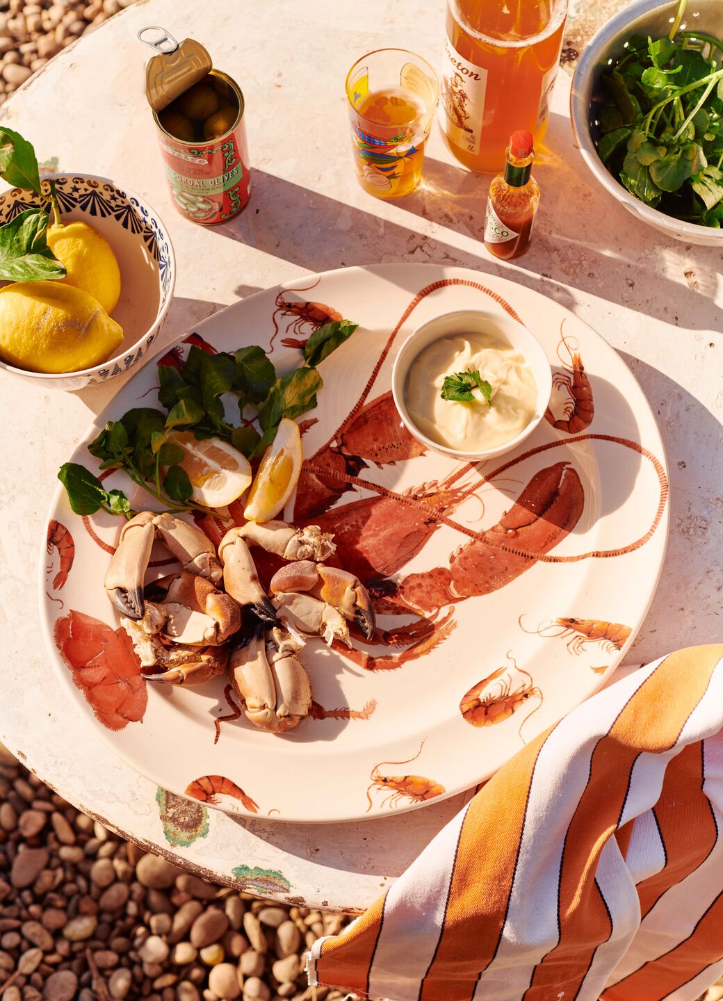 Shellfish Lobster Large Oval Platter