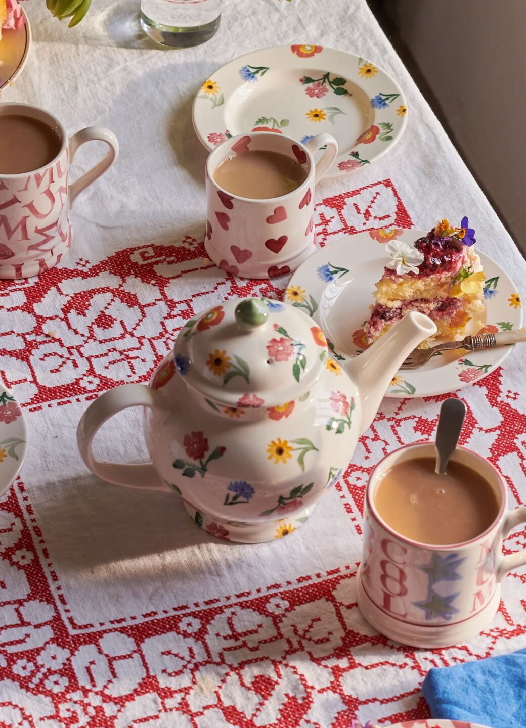 Emma Bridgewater 皿　3セット Poppies & Pinks 3 Mug Teapot – Emma Bridgewater UK