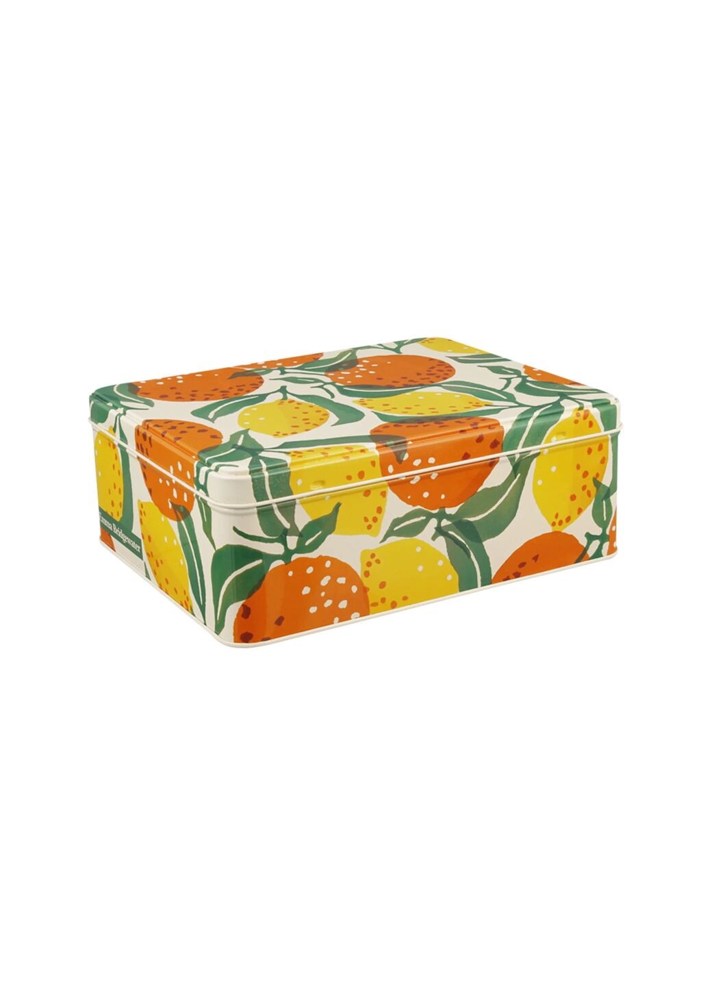 Oranges & Lemons Medium Shallow Tin
