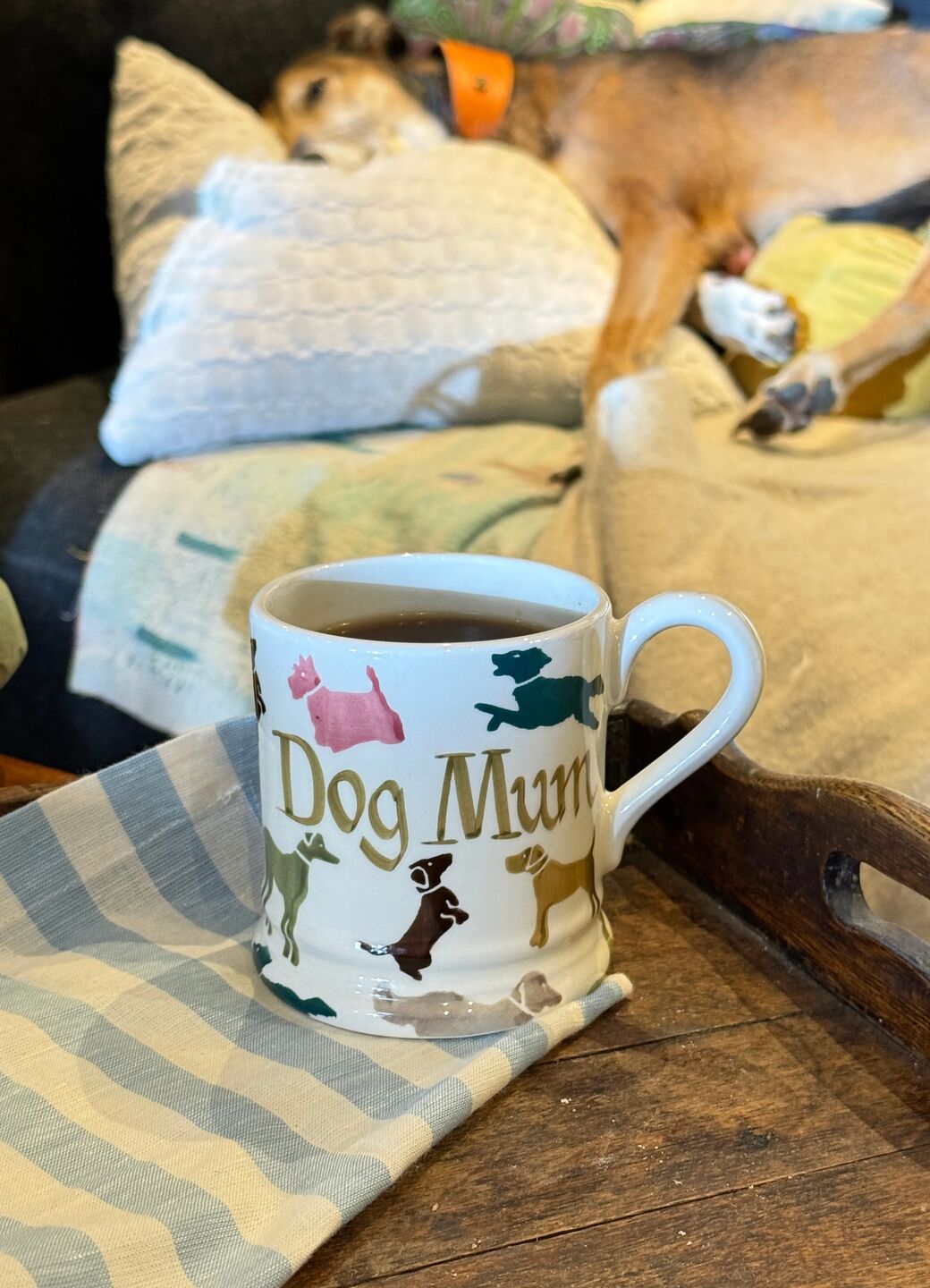 Personalised All Over Dogs 1/2 Pint Mug