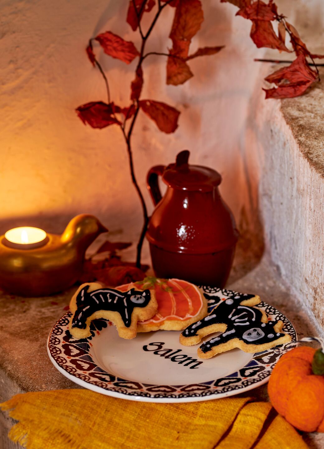 Personalised Spooky Sampler Medium Dinner Plate, 8.5 Inch