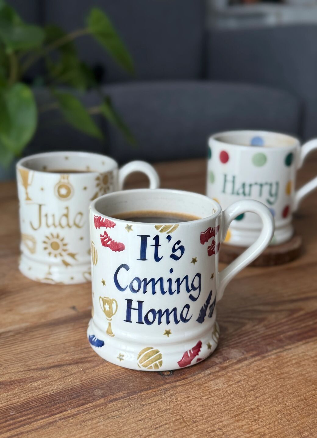 Personalised Football 1/2 Pint Mug