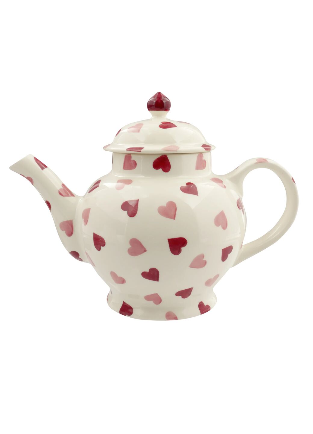 Seconds Pink Hearts 4 Mug Teapot