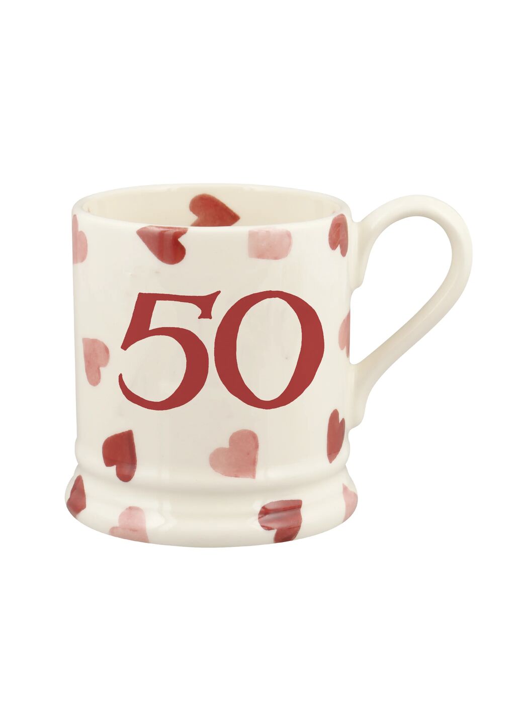 50 is a number coffee mugs Personalised Milestone Birthday/Anniversary 1/2 Pint Mug – Emma Bridgewater  UK