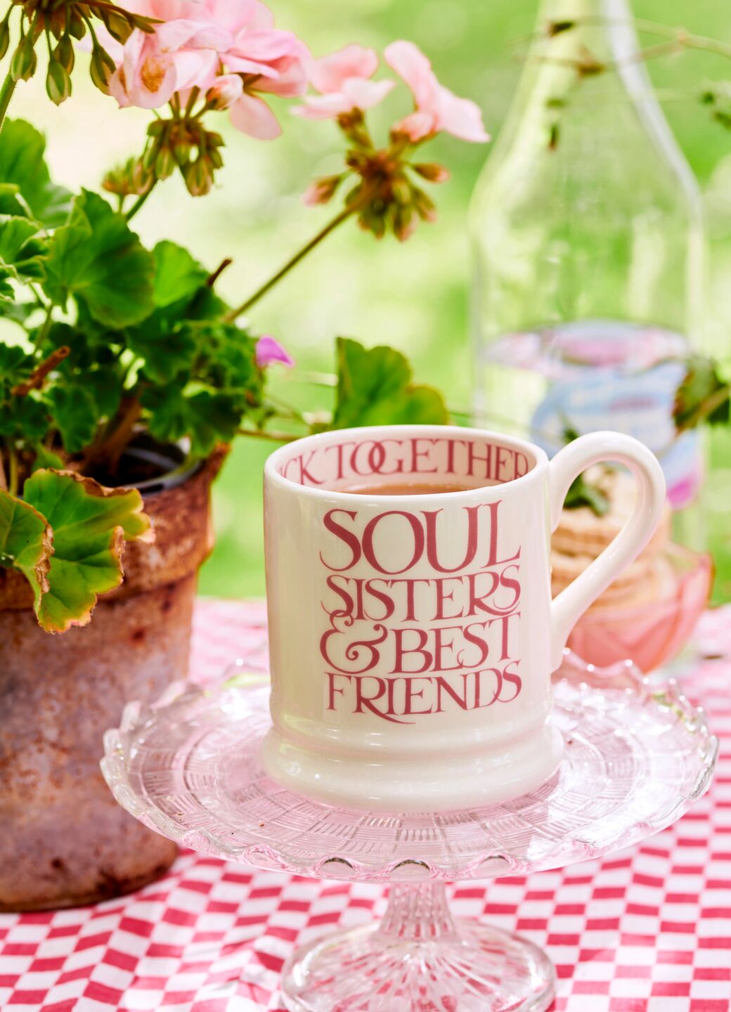 Seconds Pink Toast Soul Sisters 1/2 Pint Mug