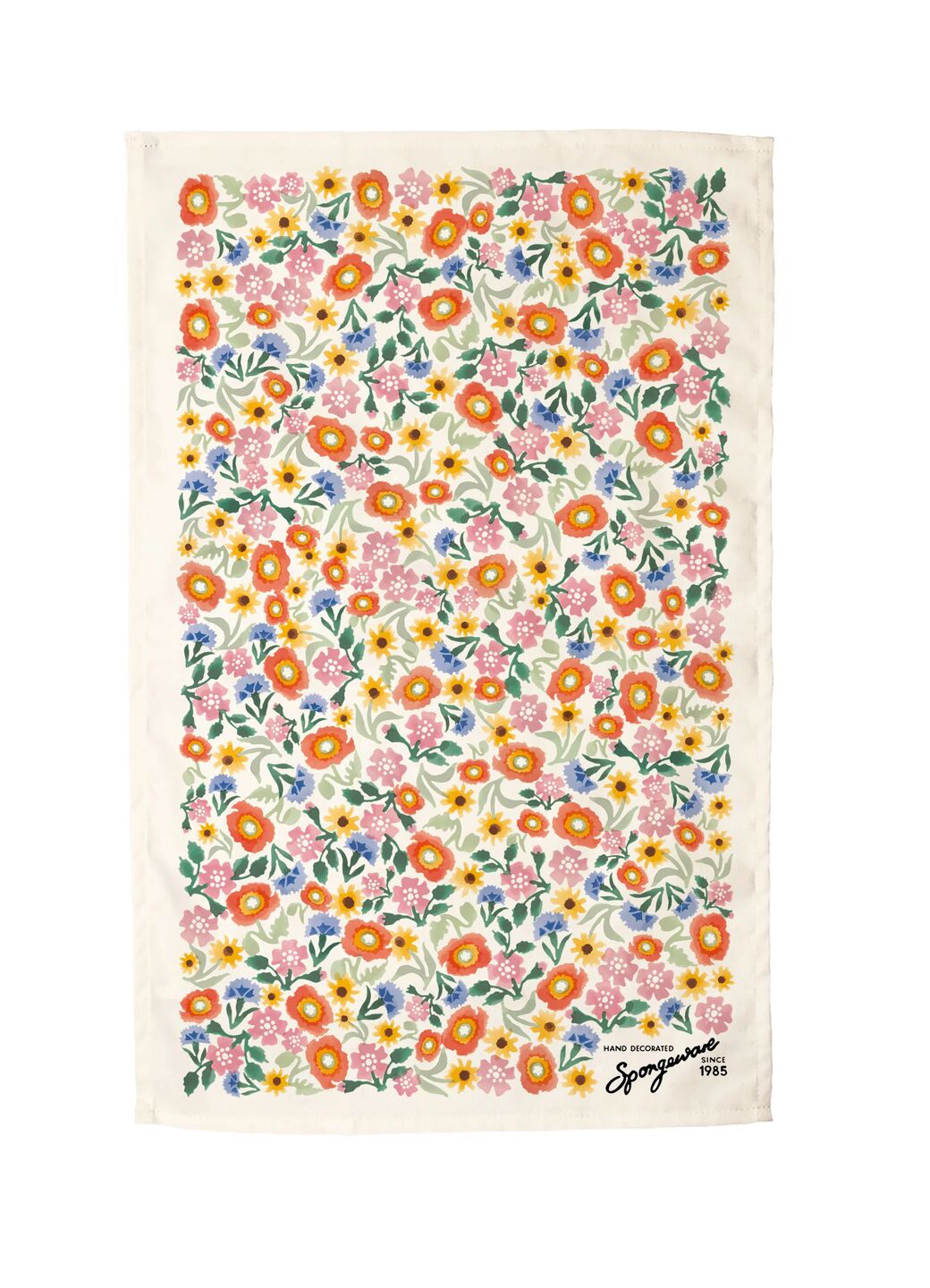 Poppies & Pinks Tea Towel