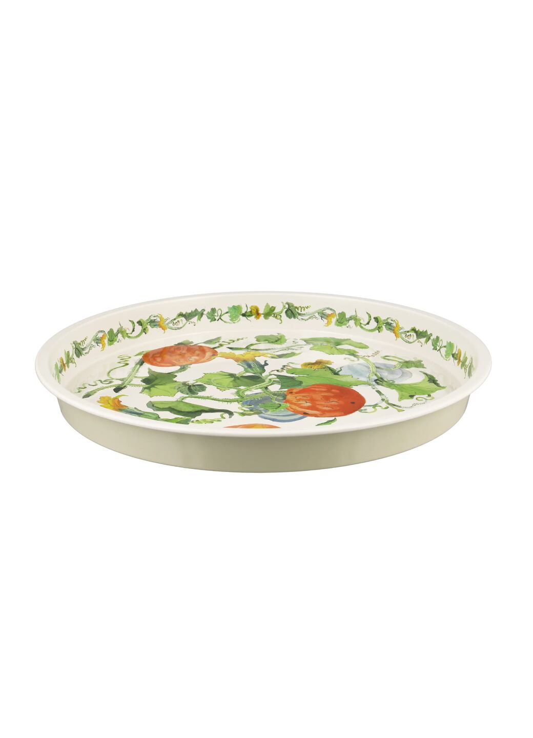 Autumn Pumpkins Round Tin Tray