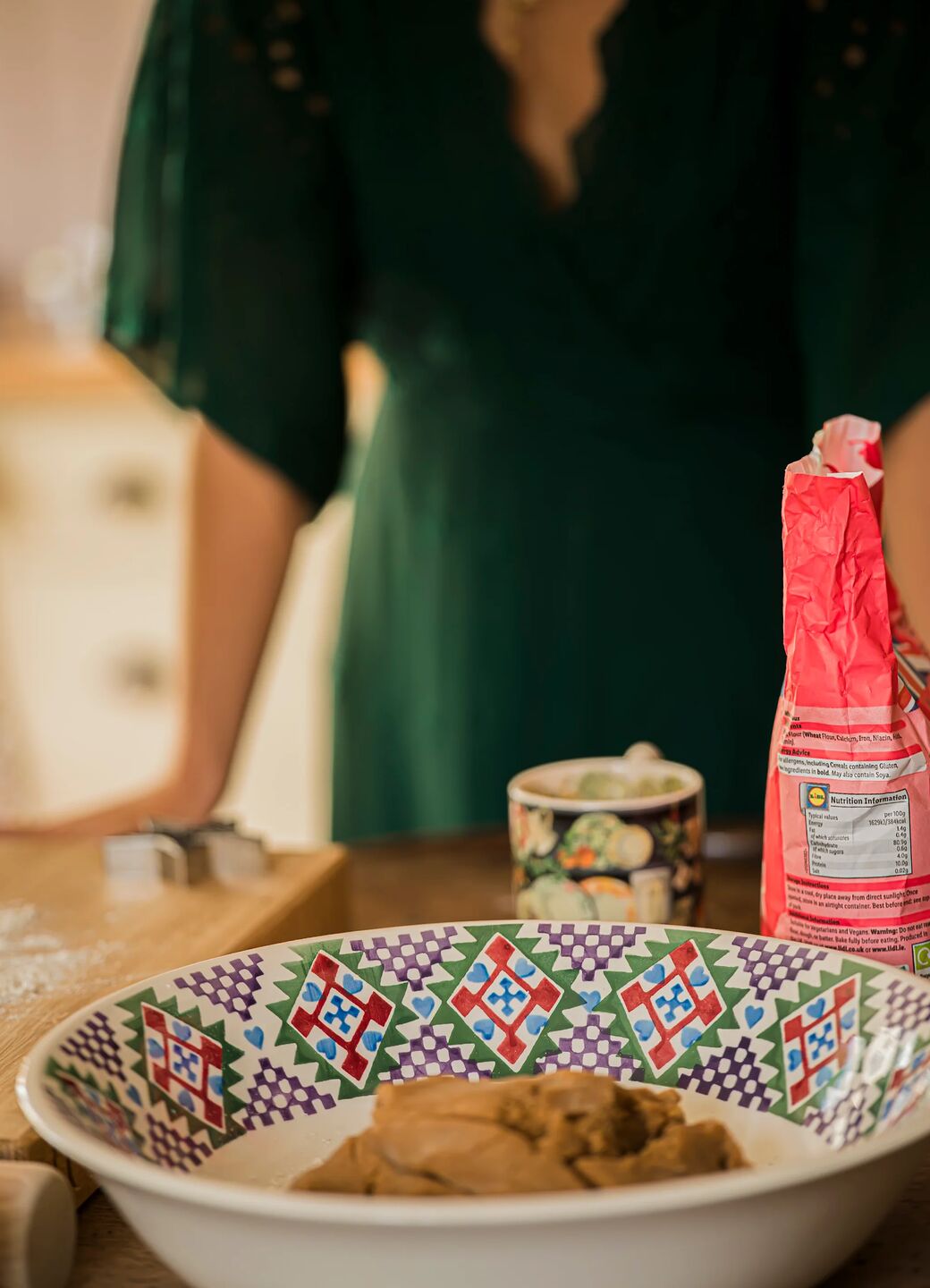 Seconds Christmas Quilt Large Dish