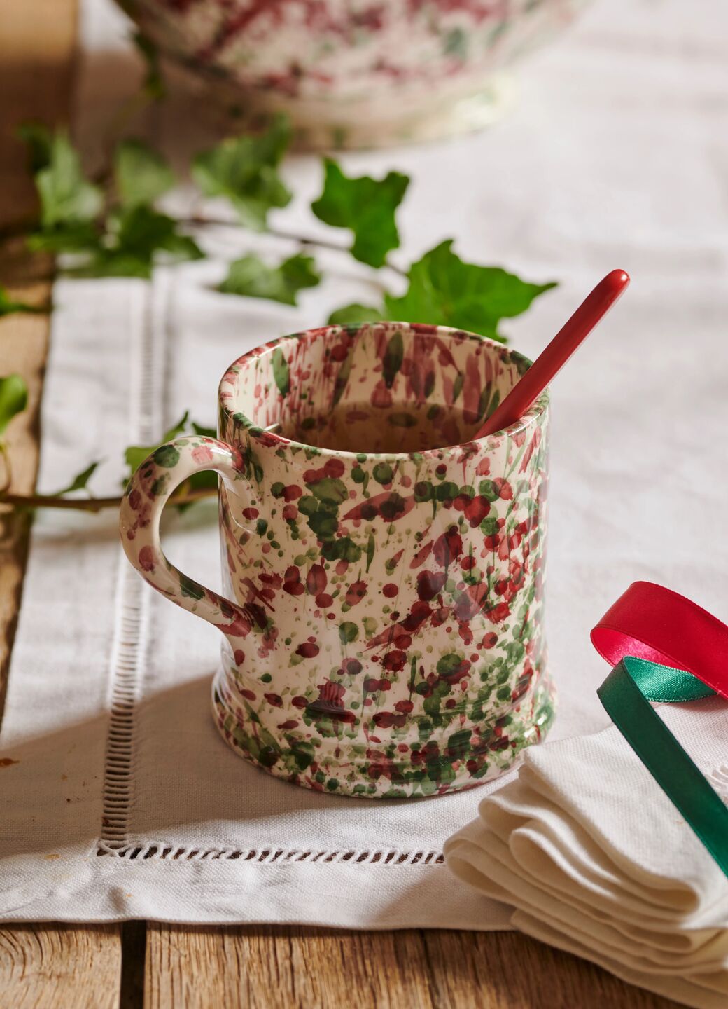 Christmas Splatter 1/2 Pint Mug