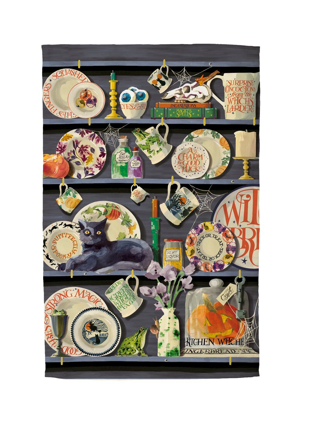 Spooky Dresser Tea Towel
