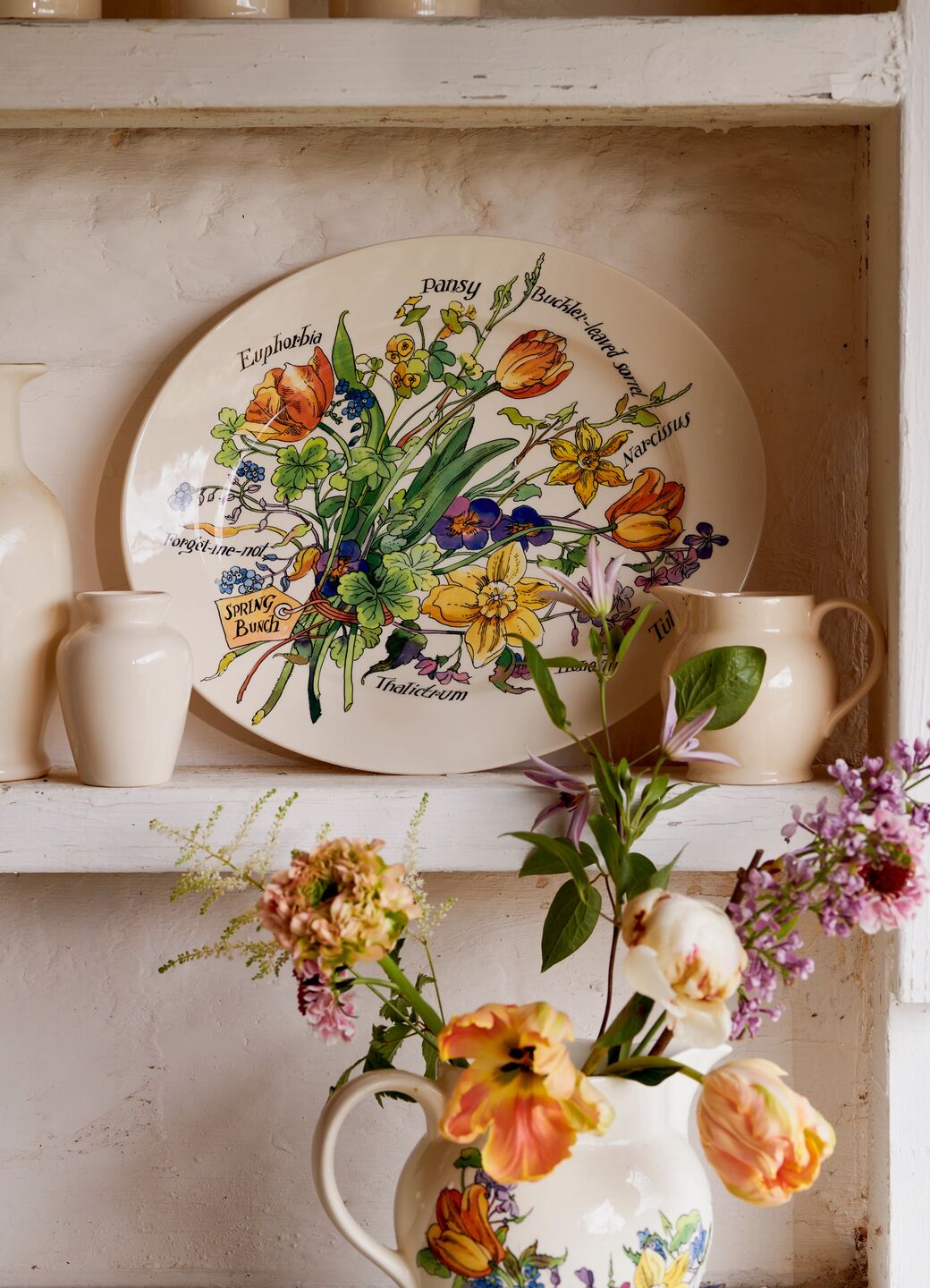 Spring Bunch Medium Oval Platter