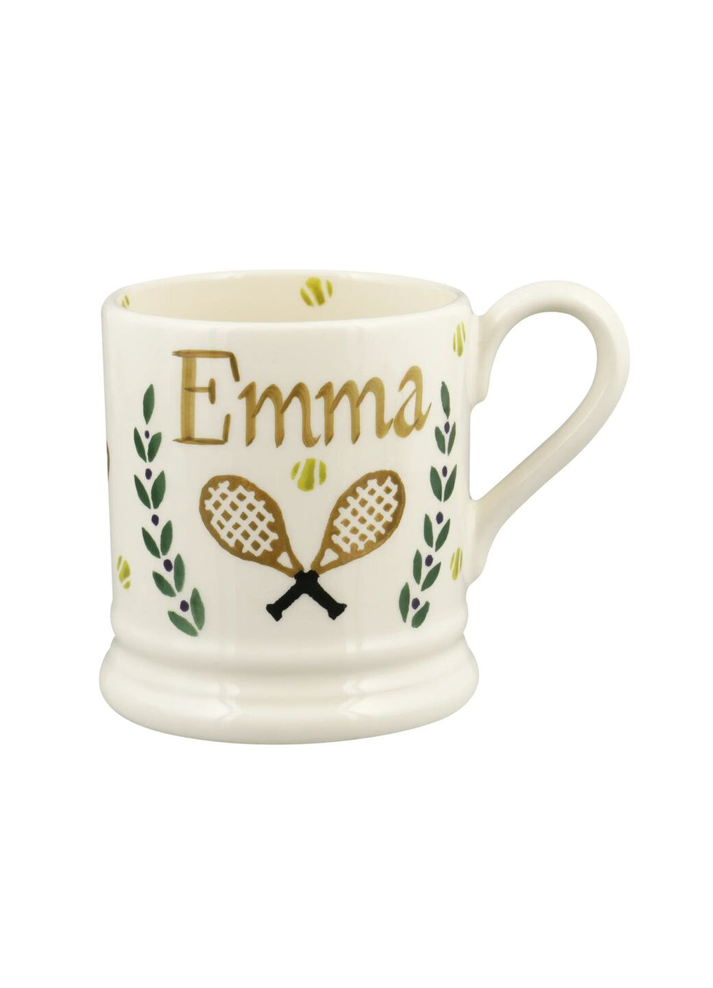 Emma Bridgewater Personalised Tennis ½ Pint Mug
