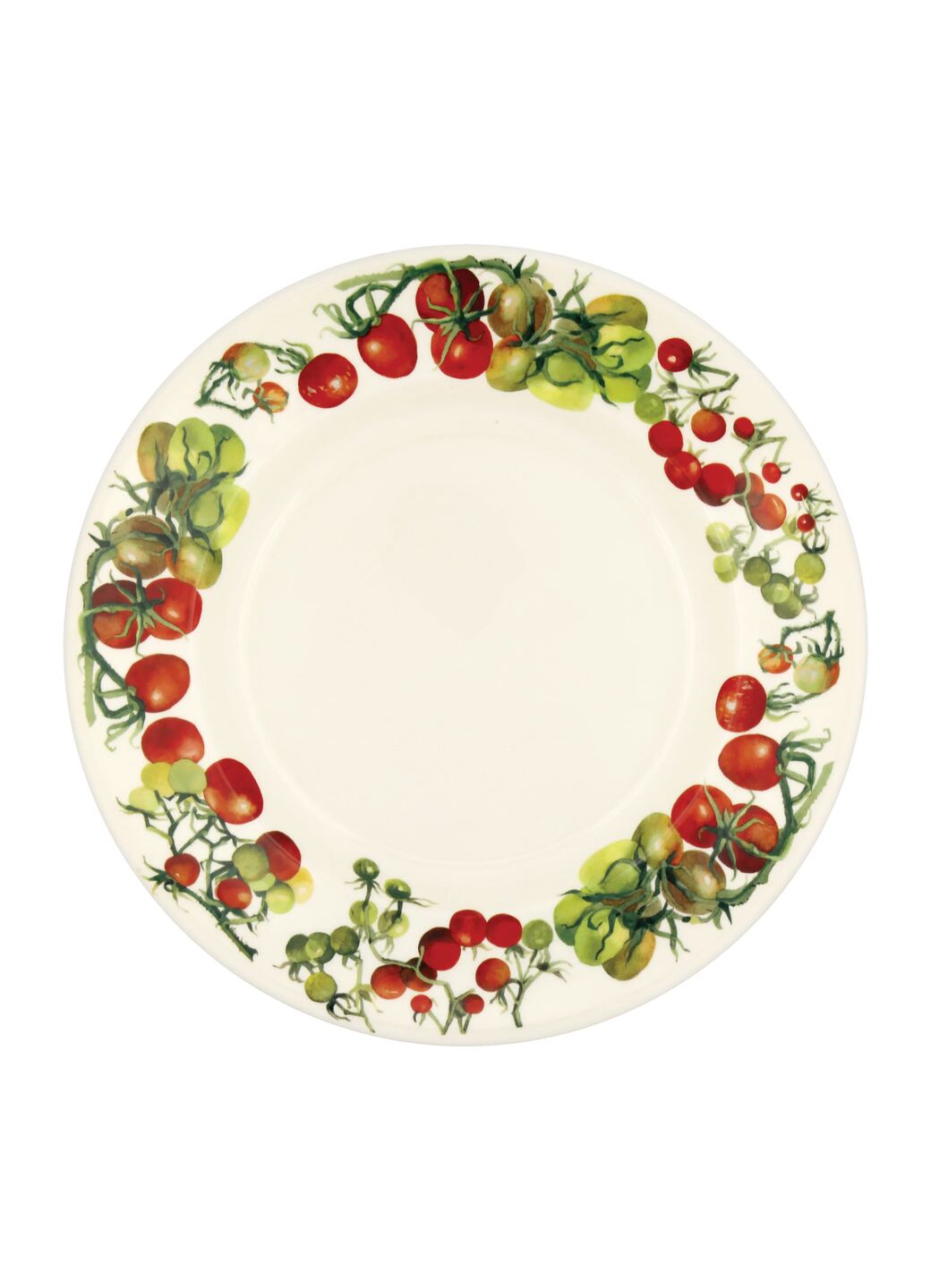 Vegetable Garden Tomato Large Dinner Plate 10.5 Inch