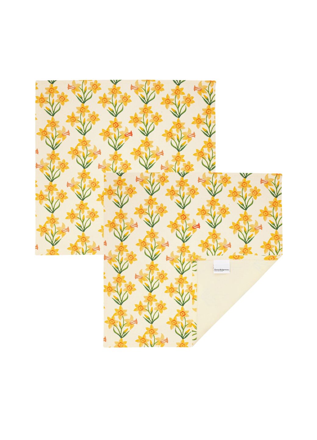 Windblown Daffodils Set Of 2 Napkins