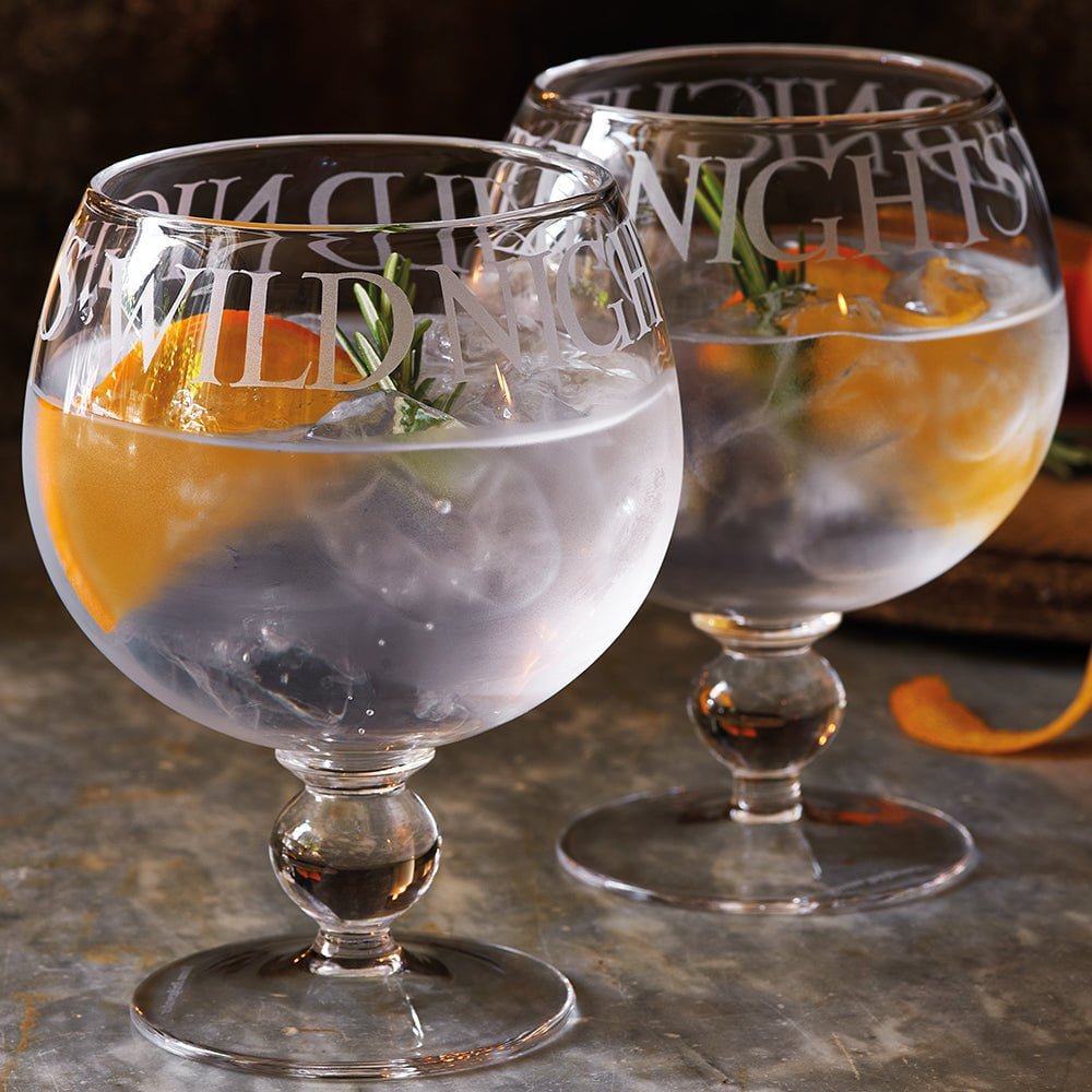 Black Toast Gin Glass Emma Bridgewater UK