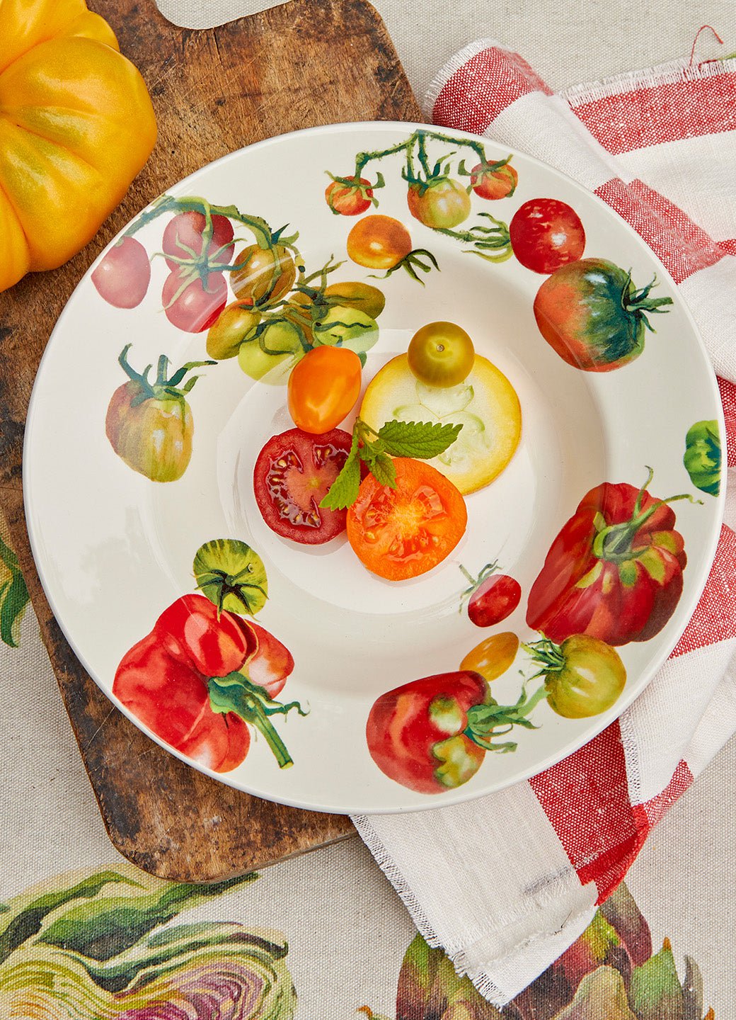 Tomatoes Soup Plate