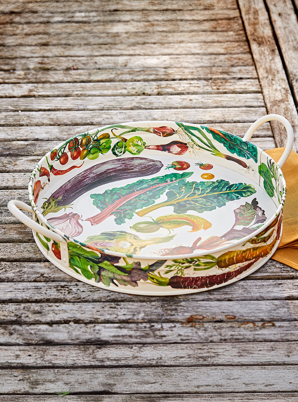 Vegetable Garden Large Handled Tin Tray – Emma Bridgewater UK