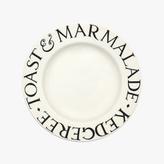 Seconds Black Toast Toast & Marmalade 8 1/2 Inch Plate
