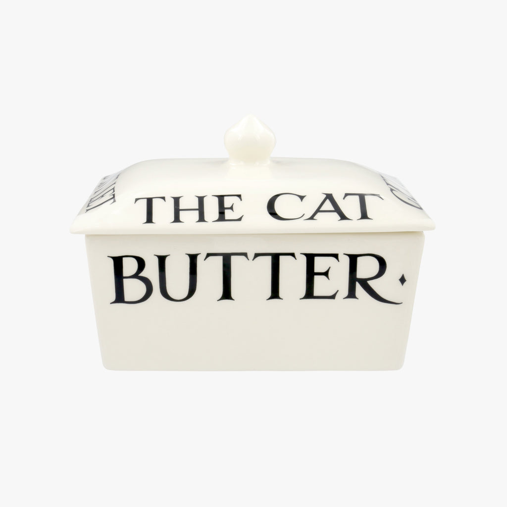 Black Toast Half a Pound Small Butter Dish Emma Bridgewater UK