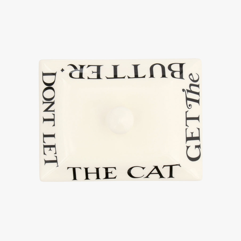 Black Toast Half a Pound Small Butter Dish Emma Bridgewater UK