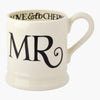 Black Toast 'Mr & Mrs' Set of 2 1/2 Pint Mugs Boxed