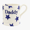 Seconds Blue Star Daddy 1/2 Pint Mug