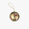 Christmas Puddings Round Tin Bauble