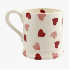 Seconds Pink Hearts Mummy 1/2 Pint Mug