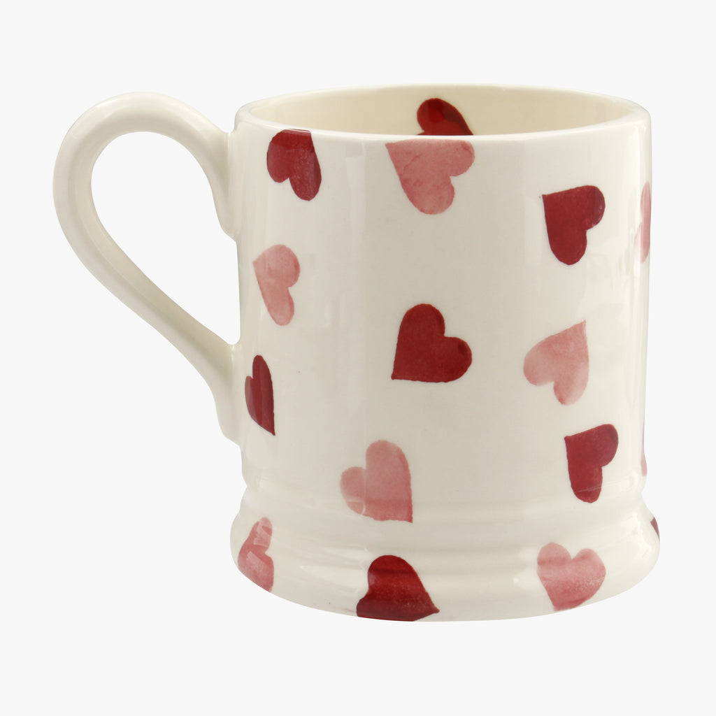 Pink Hearts Mummy 1/2 Pint Mug Emma Bridgewater UK