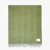Moss Herringbone Wool Throw 140x185cm