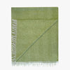 Moss Herringbone Wool Throw 140x185cm