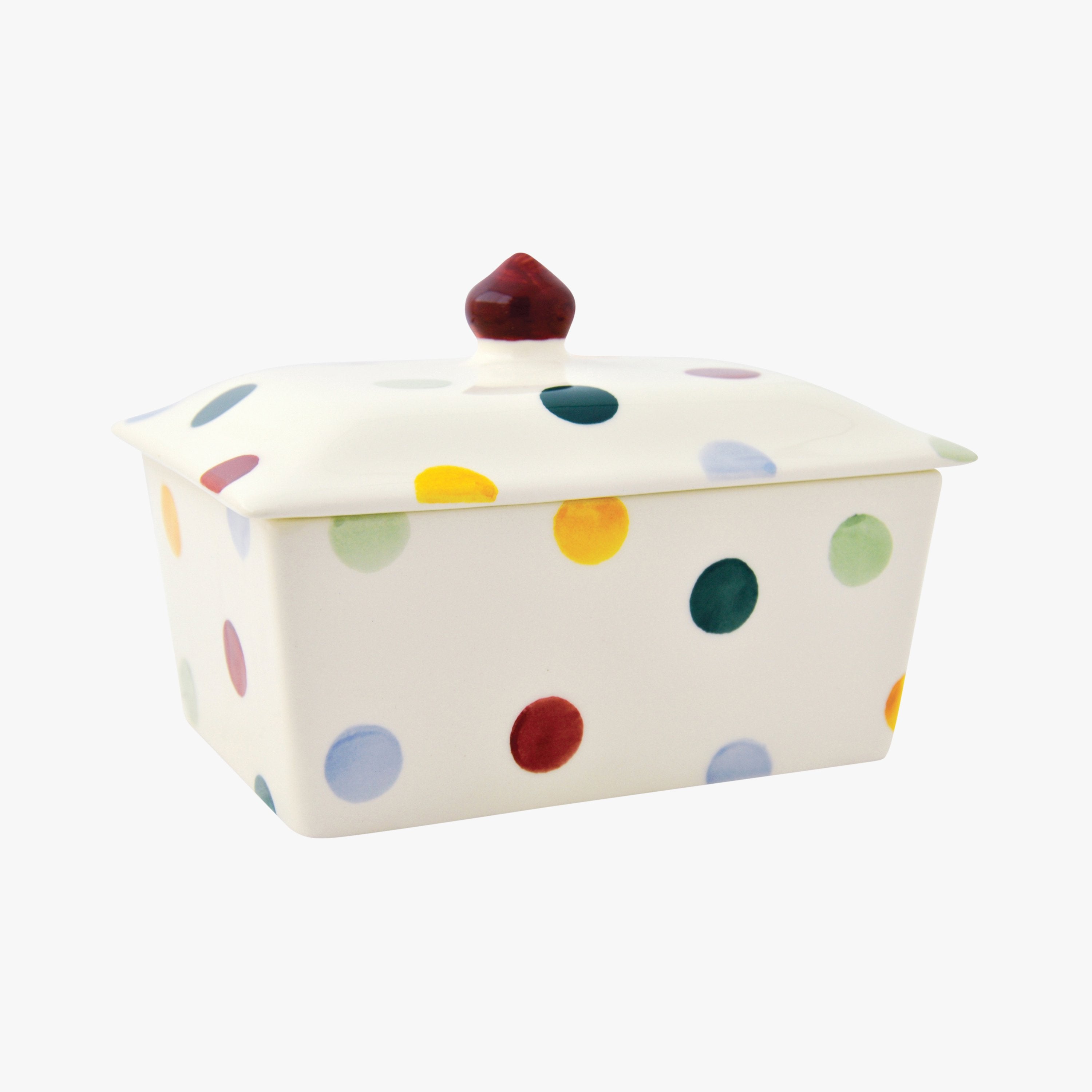 emma bridgewater Seconds Polka Dot Small Butter Dish
