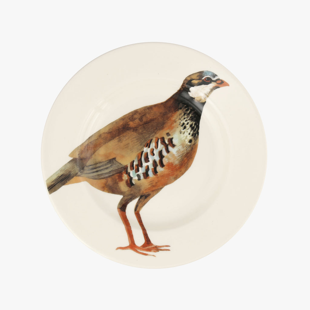 Red Legged Partridge 8 1/2 Inch Plate