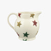 Seconds Red, Green & Gold Star 1/2 Pint Jug
