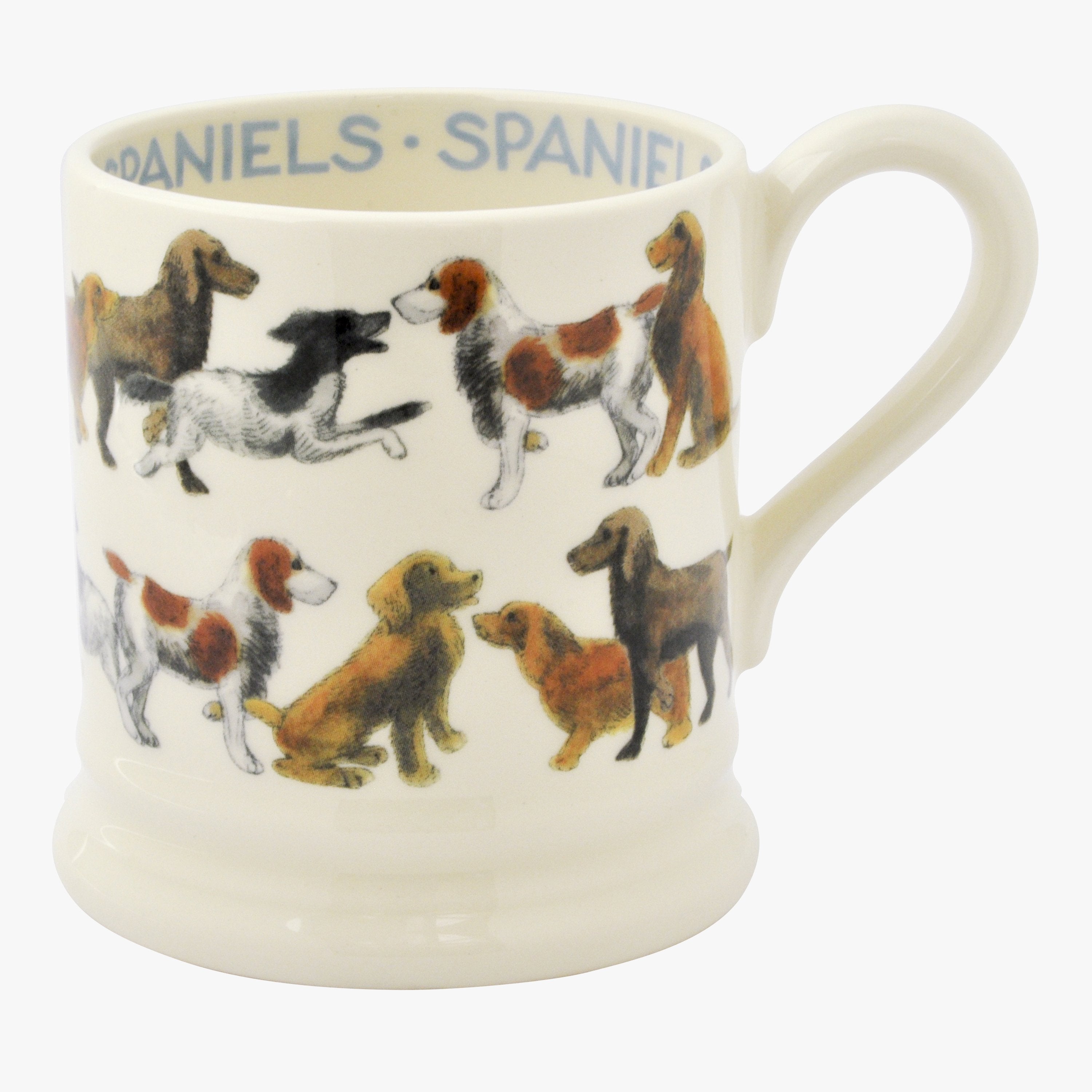 All Over Spaniels 1/2 Pint Mug