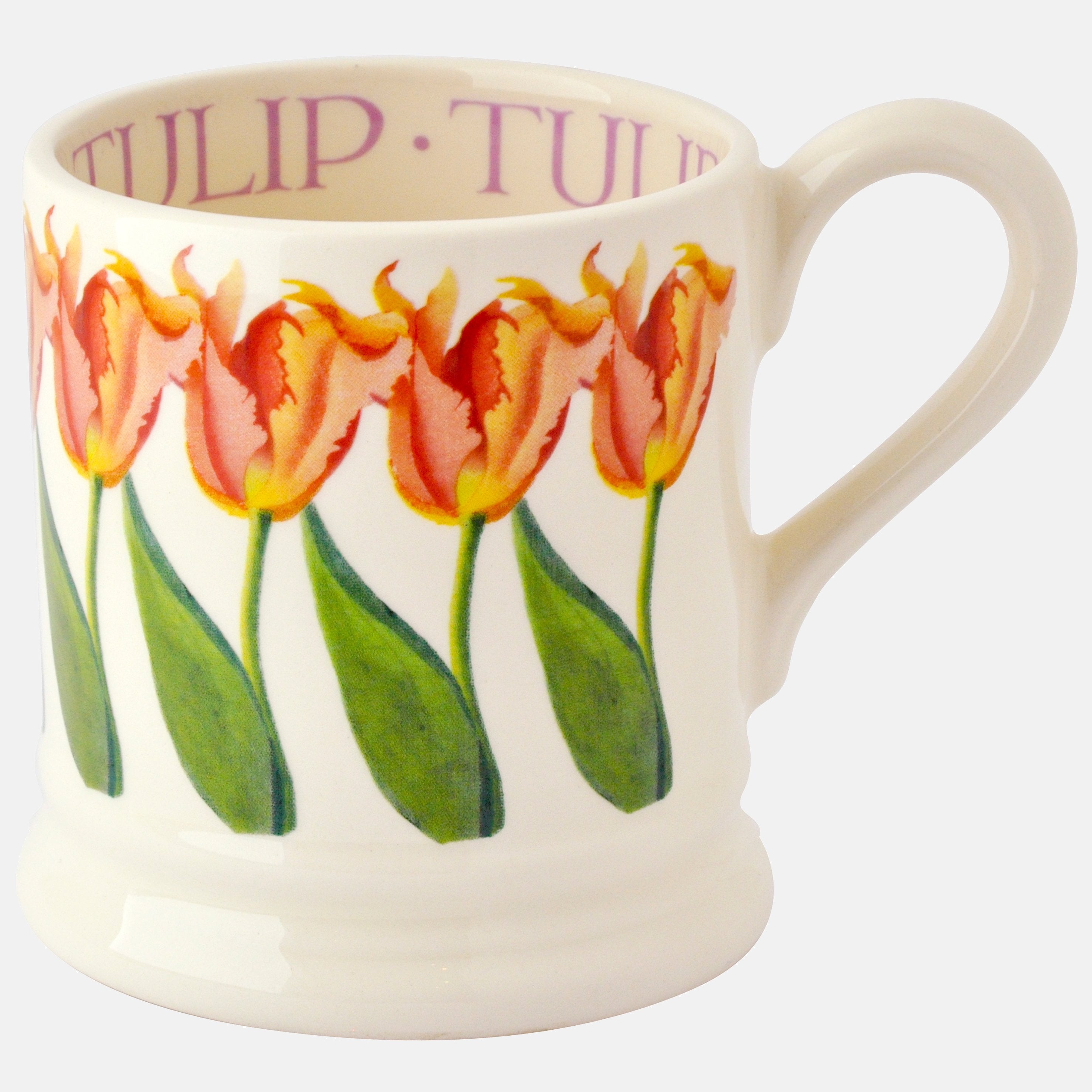 Pink Tulip 1/2 Pint Mug
