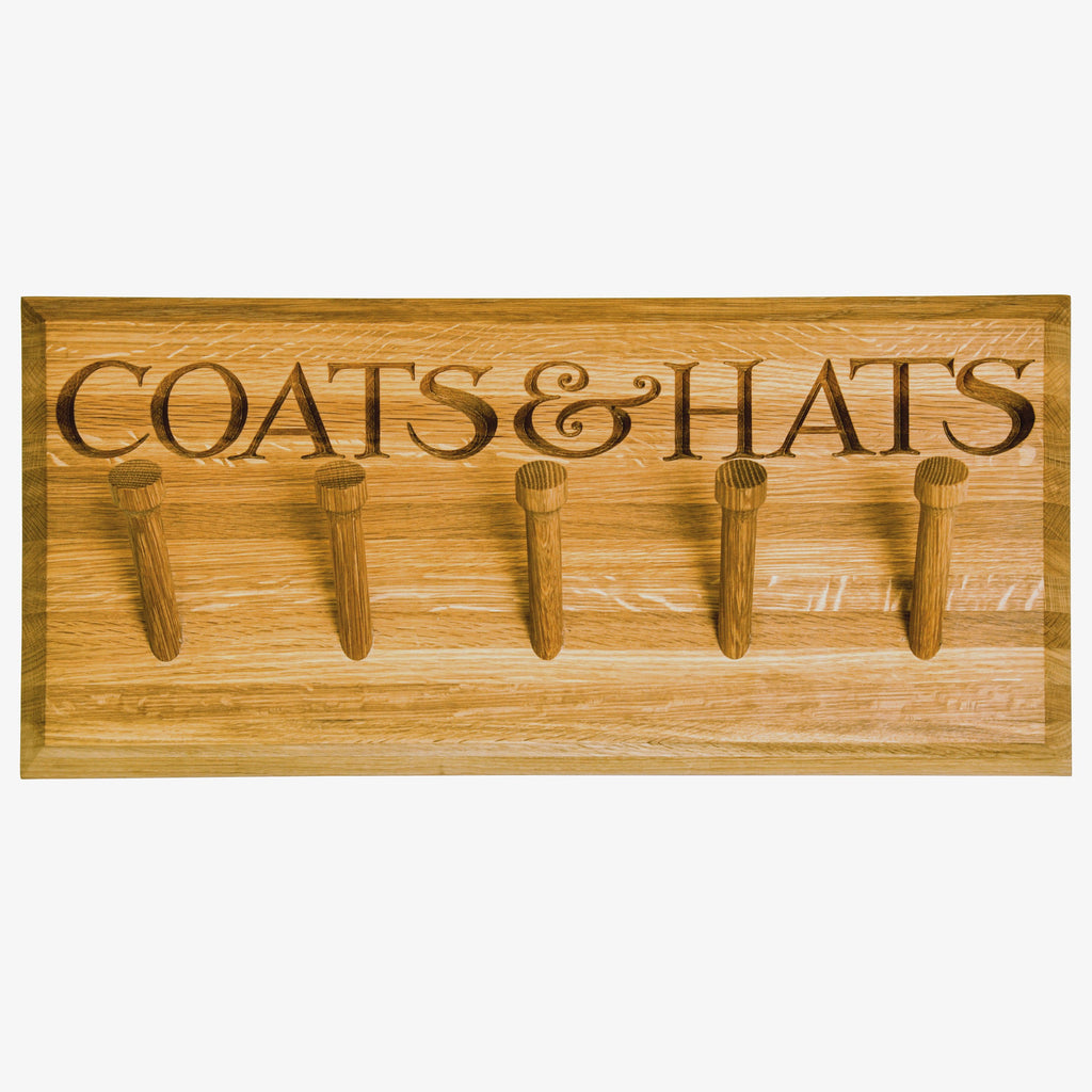 Black Toast Wooden Coat Hook