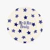 Personalised Blue Star 8 1/2" Plate